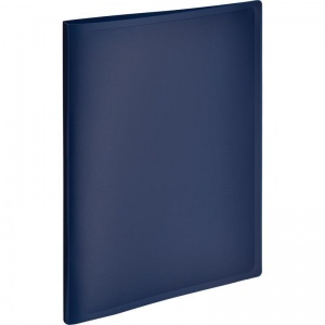 Папка с зажимом Attache (А4, до 150л., пластик) темно-синяя, 30шт.