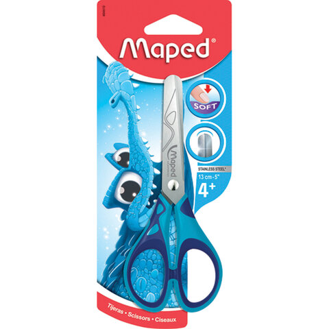 Ножницы детские Maped Essentials Soft, 130мм, закругленные (464410), 24шт.