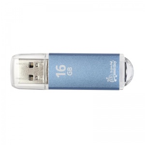 Флэш-диск USB 16Gb SmartBuy V-Cut, USB2.0, синий (SB16GbVC-B)