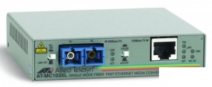 Медиаконвертер Allied Telesis AT-MC103XL-20 100TX (RJ-45) to 100FX single-mode fiber (SC) media conv (AT-MC103XL-20)