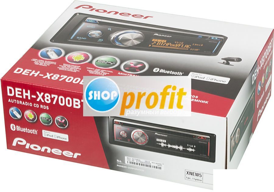 Автомагнитола Pioneer DEH-X8700BT, USB (DEH-X8700BT)