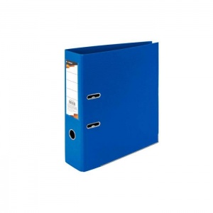 Папка с арочным механизмом inФОРМАТ (75мм, А4, картон/двухсторонее покрытие пвх) ярко-синяя, 10шт.