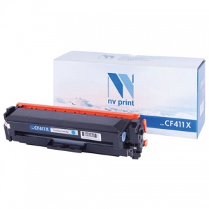 Картридж NV-Print совместимый с HP 410X CF411X (5000 страниц) голубой