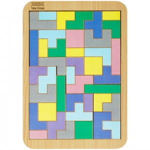 Игра-головоломка Три Совы "Тетрис большой", пастельные цвета, дерево (ГЛ00006)