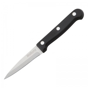 Нож для чистки овощей Mallony MAL-07B, сталь, 76мм (985307), 12шт.