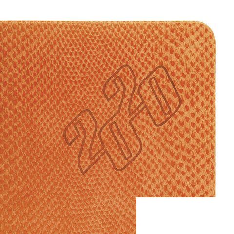 Еженедельник датированный на 2020 год А5 Brauberg Rainbow Croc (64 листа) обложка кожзам &quot;под крокодиловую кожу&quot;, оранжевая (129660)