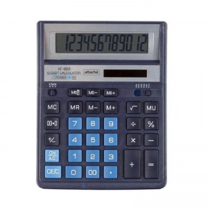 Калькулятор настольный Attache AF-888 (12-разрядный) синий