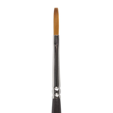 Кисть художественная Brauberg Art Classic, синтетика мягкая под колонок, плоская, №2, короткая ручка, 5шт.