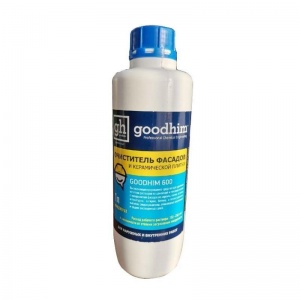 Промышленная химия Goodhim 600, 1л, для очистки фасадов и керамической плитки