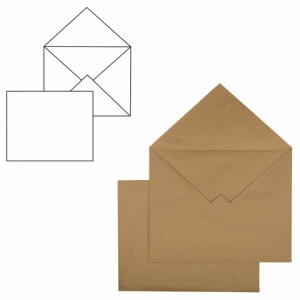 Конверт почтовый C3 Ряжск Гознак (330x410, 90г, без клея) крафт, 300шт. (142755)