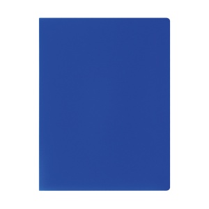 Папка файловая 10 вкладышей Стамм (А4, пластик, 9мм, 500мкм) синяя (ММ-32193)