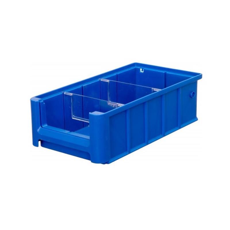 Ящик (лоток) SK полочный, полипропилен, 300х155х90мм, синий