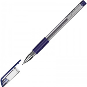 Ручка гелевая Attache Gelios-030 (0.5мм, синий, резиновая манжетка) 12шт.