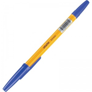 Ручка шариковая Attache Economy (оранжевый корпус, 0.5мм, синий цвет чернил) 50шт.