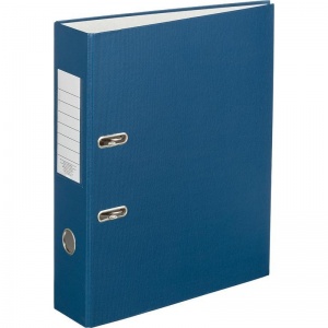 Папка с арочным механизмом Attache Elementary Economy (80мм, А4, картон/бумвинил) синяя, 20шт.