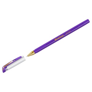 Ручка шариковая Berlingo xGold (0.5мм, фиолетовый цвет чернил) игольчатый стержень, 1шт. (CBp_07504)