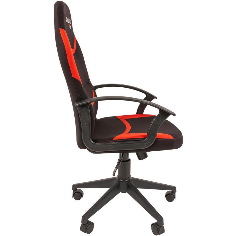 Кресло игровое Chairman Game 9, красное/черное, ткань, пластик