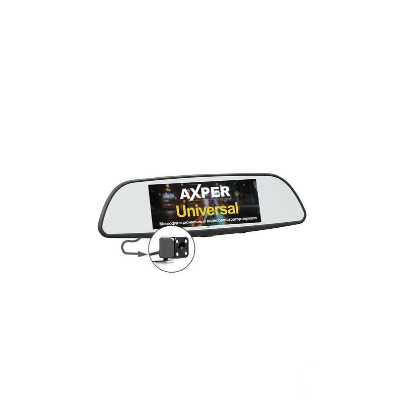 Автомобильный видеорегистратор Axper Universal Android (зеркало), черный
