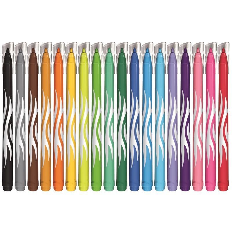 Набор фломастеров 18 цветов Maped Color'Peps Jungle (линия 2.8мм) картонная упаковка (845421), 12 уп.