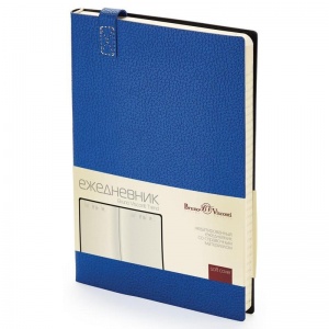 Ежедневник недатированный А5 Bruno Visconti Trend (160 листов) обложка кожзам, синяя