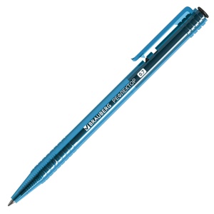 Ручка шариковая автоматическая Brauberg "Рефлектор" (0.35мм, синий цвет чернил) 12шт. (143969)
