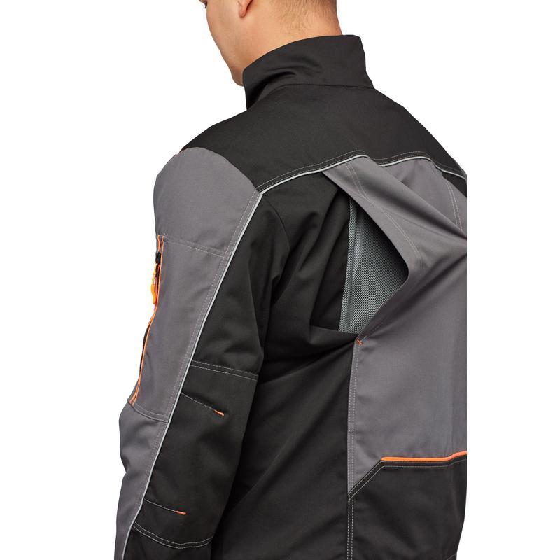 Куртка летняя мужская Nайтстар Алькор, серая/черная (размер 48-50, рост 182-188)
