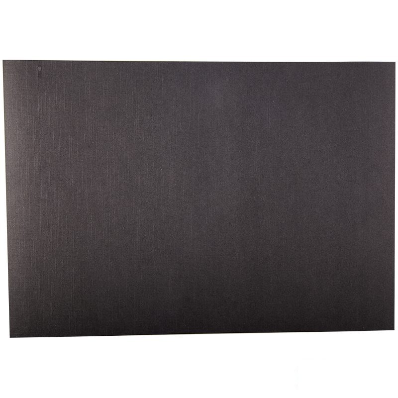 Обложка для переплета А4 OfficeSpace &quot;Лен&quot;, 250 г/кв.м, картон, черный, 100шт. (BC7047)