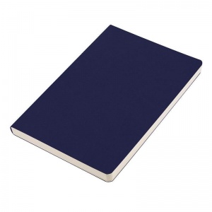 Ежедневник недатированный А5 Tony (128 листов) полиуретан, темно-синий (140х200мм)