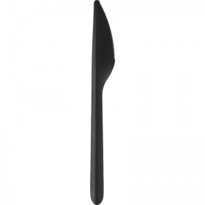 Нож одноразовый 178.5мм, черный, пластик, 50шт. (4031)