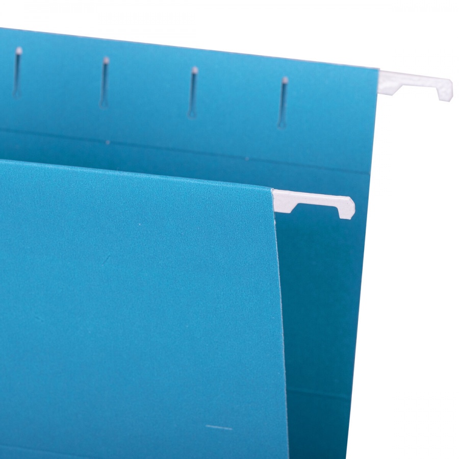 Подвесная папка А4 Staff (350х240мм, до 80 л., картон) синяя, 10шт. (270928)