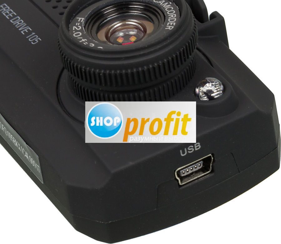 Автомобильный видеорегистратор Digma FreeDrive 105, черный (FREEDRIVE 105)