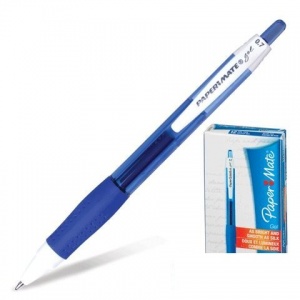 Ручка гелевая автоматическая Paper Mate PM Gel (0.7мм, синий, резиновая манжетка) 1шт. (S0903220)