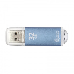 Флэш-диск USB 32Gb SmartBuy V-Cut, USB2.0, синий (SB32GbVC-B)