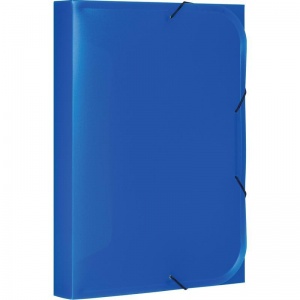 Папка на резинках пластиковая Attache (А4, 40мм, до 200 листов) синий
