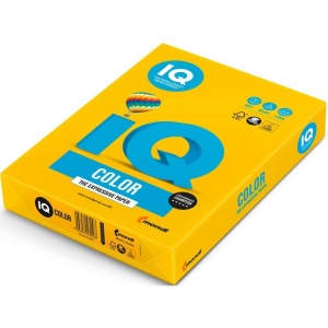Бумага цветная А4 IQ Color интенсив горчичная, 80 г/кв.м, 500 листов (IG50)