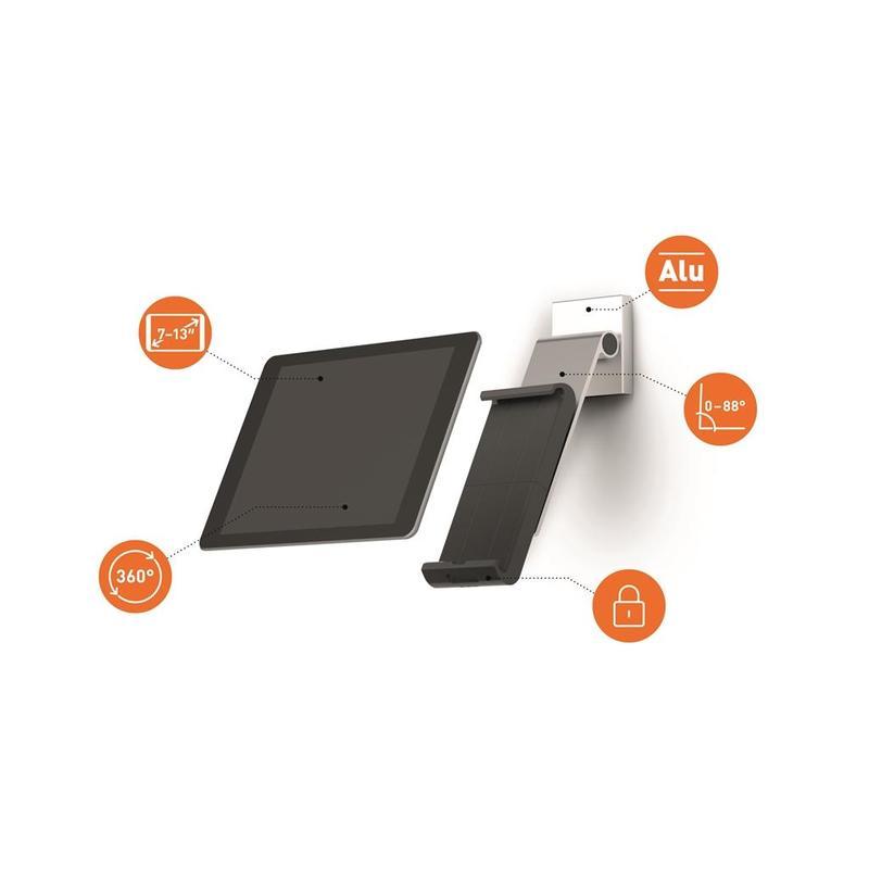 Держатель для планшета настенный Durable Tablet Holder Wall Pro (8935)