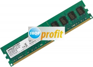 Модуль памяти DIMM 2Gb AMD R322G805U2S-UGO, DDR2, 800MHz, OEM (R322G805U2S-UGO)