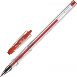 Ручка гелевая Attache City (0.5мм, красный) 1шт.
