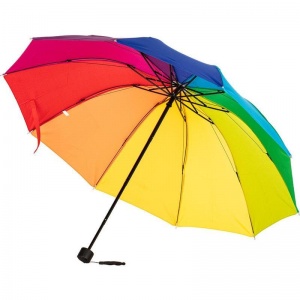 Зонт механический Радуга, 2 сложения, цветной (653116)