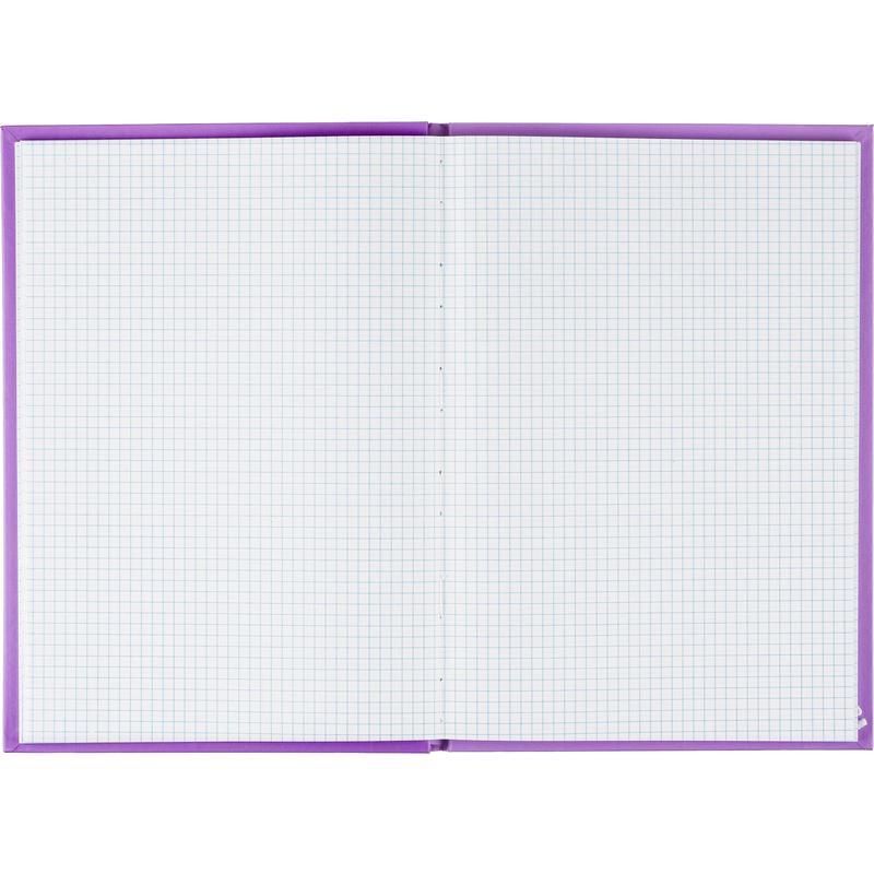 Бухгалтерская книга учета Attache Bright Colours (А4, 96л, клетка, сшивка, блок офсет) обложка картон, сиреневый, 10шт.