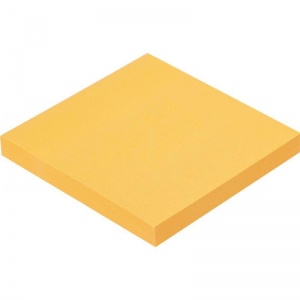 Стикеры (самоклеящийся блок) Attache Selection, 76x76мм, оранжевый неон, 100 листов