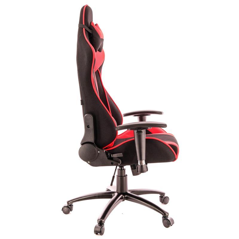 Кресло игровое Everprof Lotus S4, красное/черное, ткань, металл