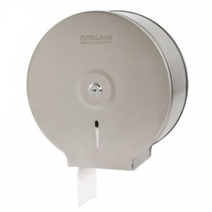 Диспенсер для туалетной бумаги рулонной Лайма Professional Basic T2, малый, нержавеющая сталь, матовый (605048)