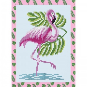 Набор для изготовления алмазной мозаики Фрея "Фламинго", 10 уп.