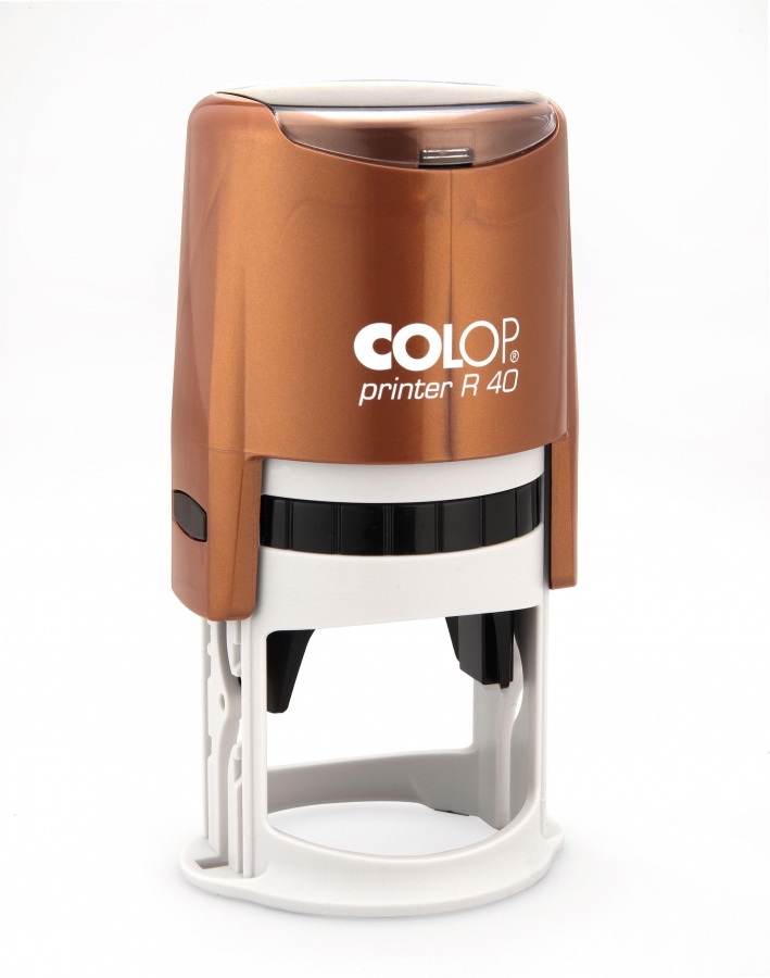 Печать самонаборная Colop R40/2 (d=40мм, 2 круга, пластик, автомат)