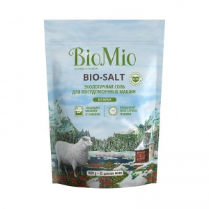 Средство для посудомоечных машин BioMio Bio Salt, соль, 1кг