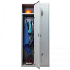 Шкаф для одежды металлический Практик Стандарт LS-21-80, 2 отделения