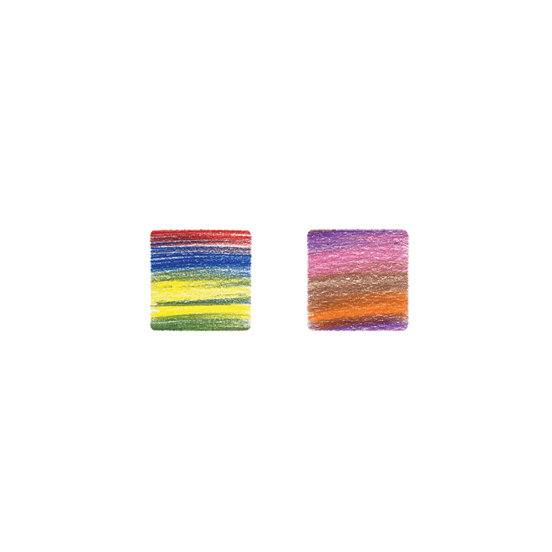 Карандаш многоцветный Мульти-Пульти &quot;Енот и радуга&quot; (d=5мм, утолщенный, двусторонний) 30шт. (CP_33725)