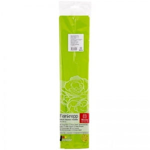Бумага цветная крепированная Werola, 50x250см, зеленое яблоко, инд. упаковка, 1 лист (12800-110)