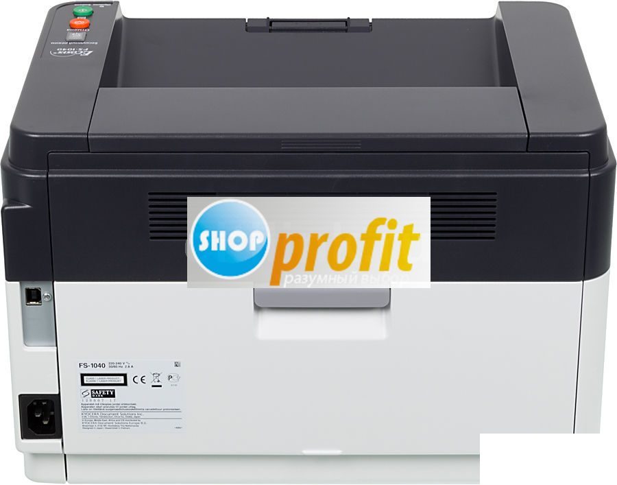 Принтер лазерный монохромный Kyocera FS-1040, белый/черный, USB (1102M23RU0/1102M23RUV)